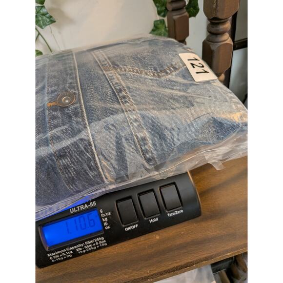 DKNY Jean Jacket Womens 2x Denim Cotton Classic Y2k Plus Cowboy Trucker Trendy - Picture 12 of 12